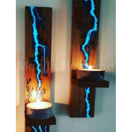 Светильник из эпоксидной смолы А-19